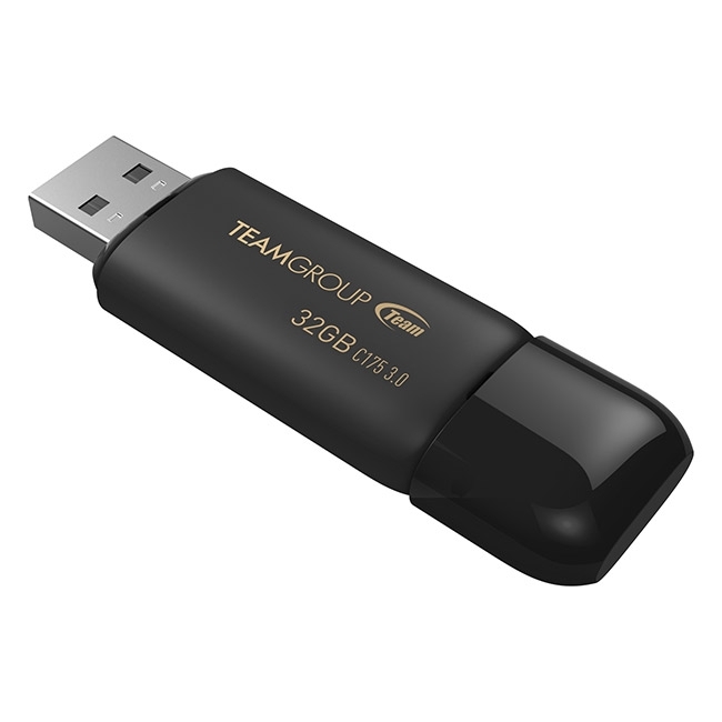 USB памет Team Group C175 32GB USB 3.2 Gen 1 Flash Drive Black - TC175332GB01