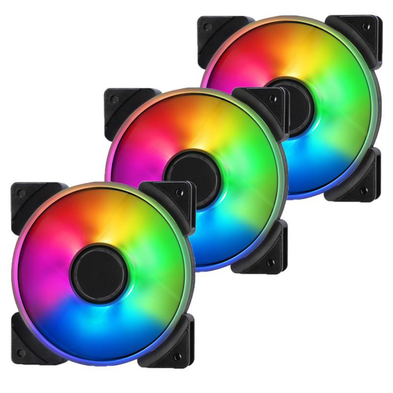 Комплект вентилатори FRACTAL DESIGN 120M PRISM AL-12 RGB PWM 3P