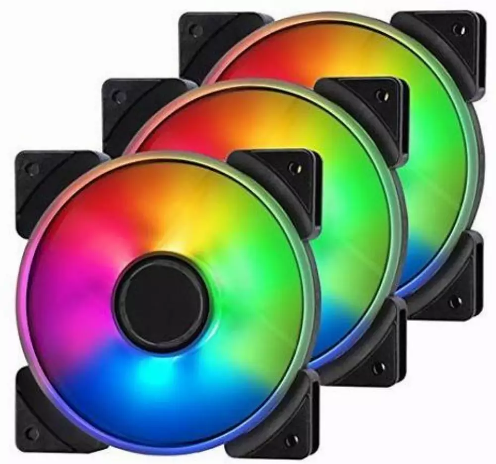 Комплект вентилатори FRACTAL DESIGN 140M PRISM AL-14 RGB PWM 3P