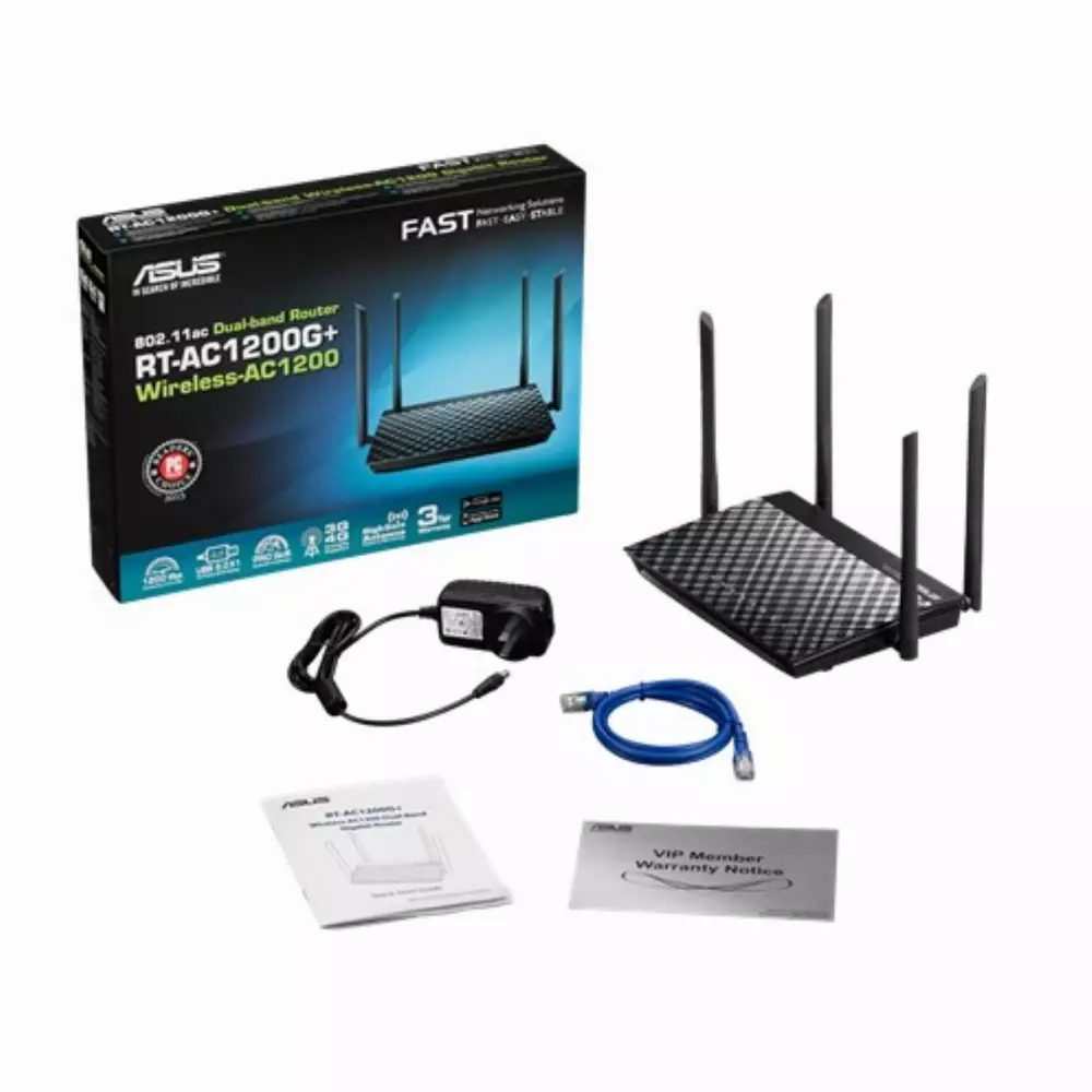 Безжичен рутер ASUS RT-AC1200GPLUS