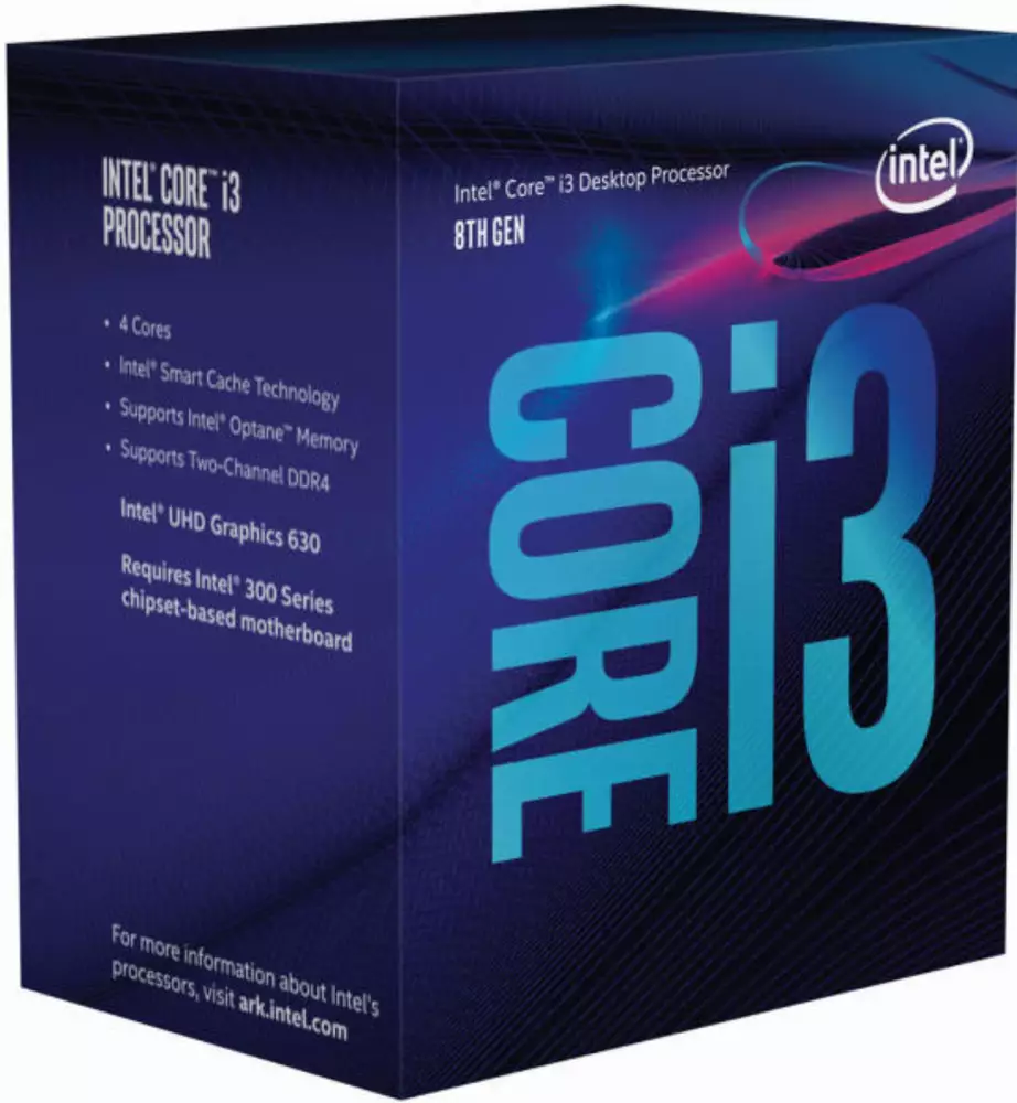 Процесор Intel Core i3-8300 (3.70GHz, 8MB, LGA1151) box