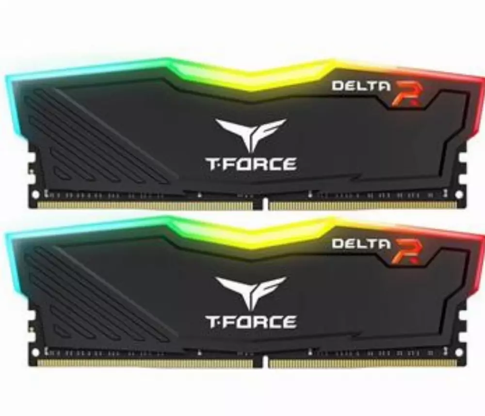 Памет TeamGroup T-Force Delta RGB 16GB (2x8GB) DDR4 2666MHz CL16 Black - TF3D416G2666HC16CDC01