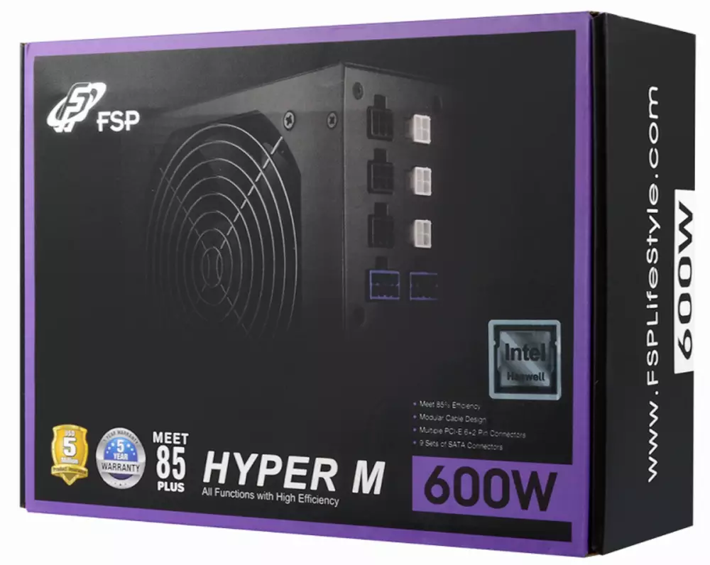 Захранване FSP Group HYPER M600 600W PSU
