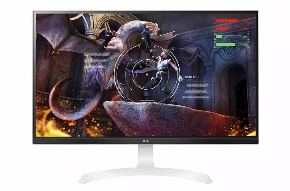 Монитор LG 27" 27UD69-W, 4K UHD (3840x2160), IPS, 60Hz, 5ms, FreeSync