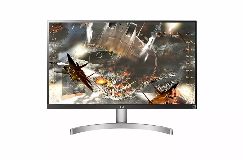 Монитор LG 27" 27UK600-W, 4K UHD (3840x2160), IPS, 60Hz, 5ms, HDR10, FreeSync
