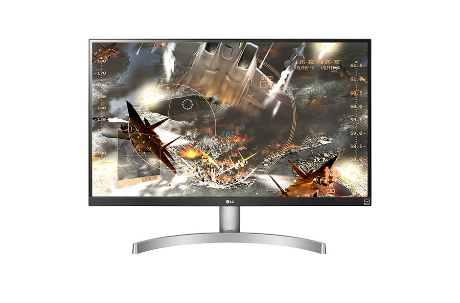 Монитор LG 27" 27UK600-W, 4K UHD (3840x2160), IPS, 60Hz, 5ms, HDR10, FreeSync