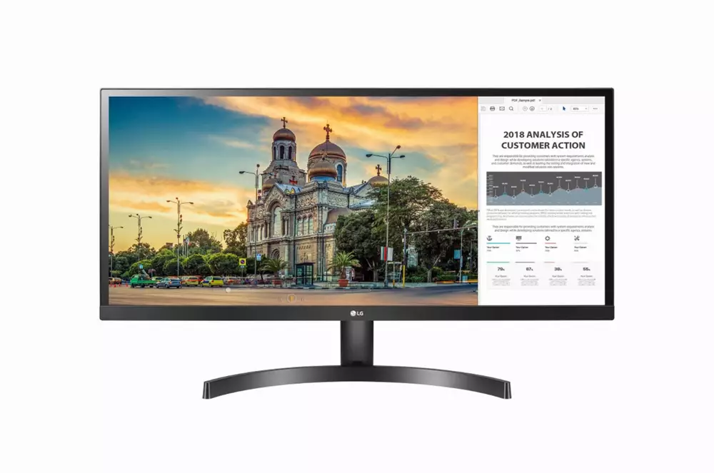 Монитор LG 29" 29WL500-B, WFHD (2560 x 1080), IPS, 75Hz, 5ms, HDR10, FreeSync