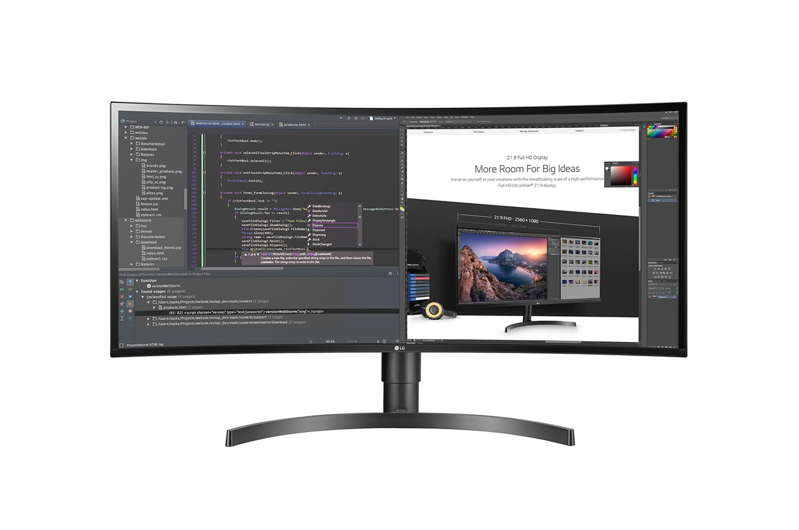 Монитор 34" LG 34WN80C-B UltraWide, WQHD (3440x1440), IPS, 60Hz, 5ms, HDR10