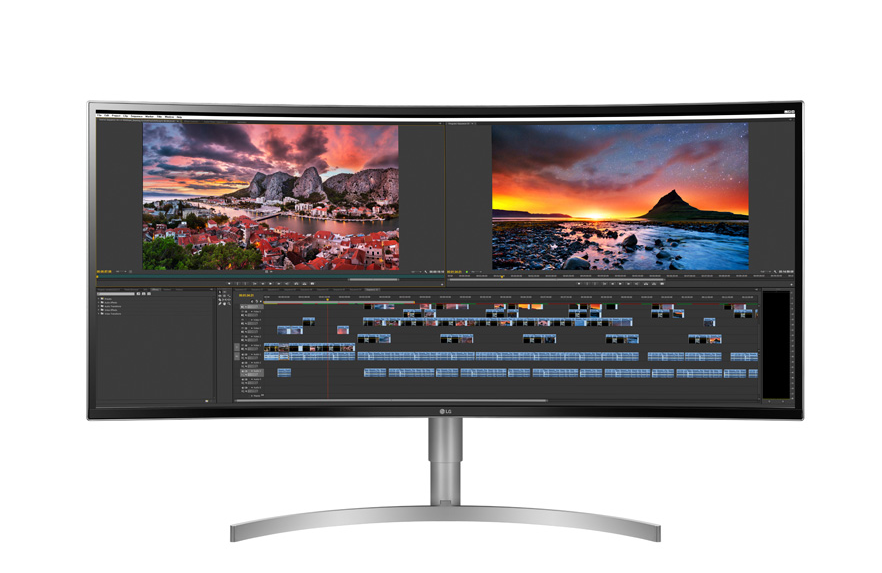 Οθόνη LG 38" 38WK95C-W, WQHD (3840x1600), 75Hz, 5ms, HDR10, FreeSync