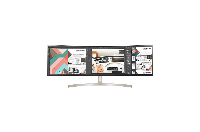 Монитор LG 49" 49WL95C-W UltraWide, QHD (5120x1440), IPS, 60Hz, 5ms, HDR10