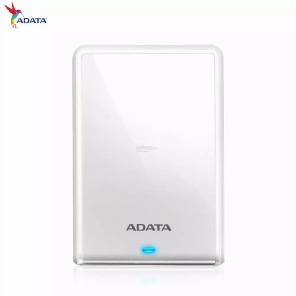 Външен диск ADATA HV620S 2TB Slim 2.5" USB 3.0 White - AHV620S-2TU31-CWH