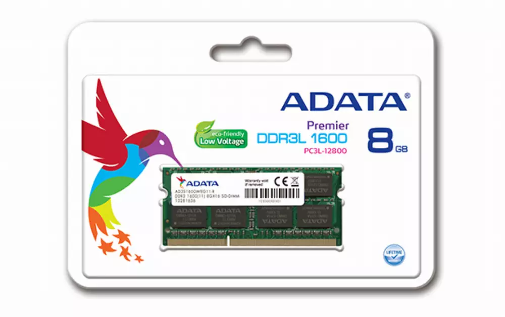 Памет ADATA 8GB 1600MHz SODIMM DDR3L CL11
