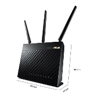 Безжичен рутер ASUS RT-AC68U WL GB ROUTER