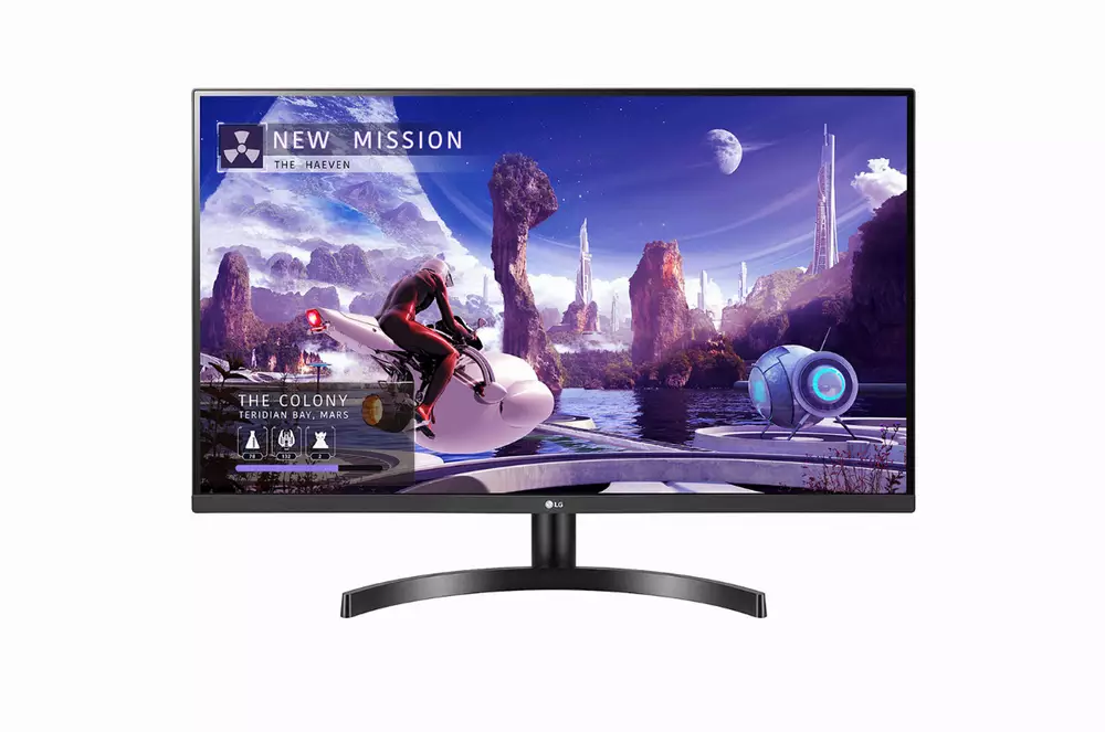 Монитор LG 32" 32QN600-B, WQHD (2560x1440), IPS, 75Hz, 5ms, HDR10, AMD FreeSync