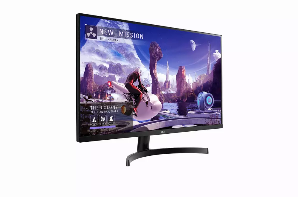 Монитор LG 32" 32QN600-B, WQHD (2560x1440), IPS, 75Hz, 5ms, HDR10, AMD FreeSync