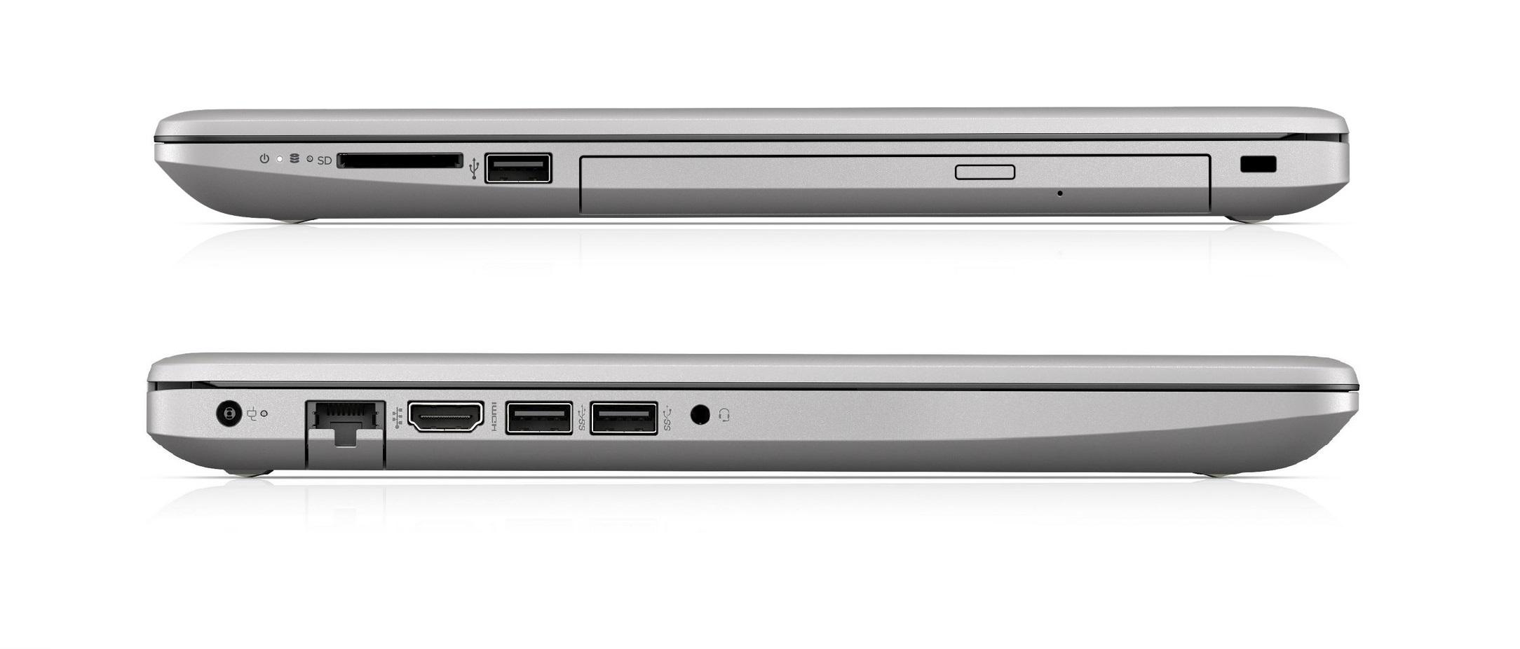 Лаптоп HP ProBook 250 G7, Intel Core i5-8265U, 8GB DDR4, 1TB HDD, FHD 15.6", DVD-RW, Сребрист