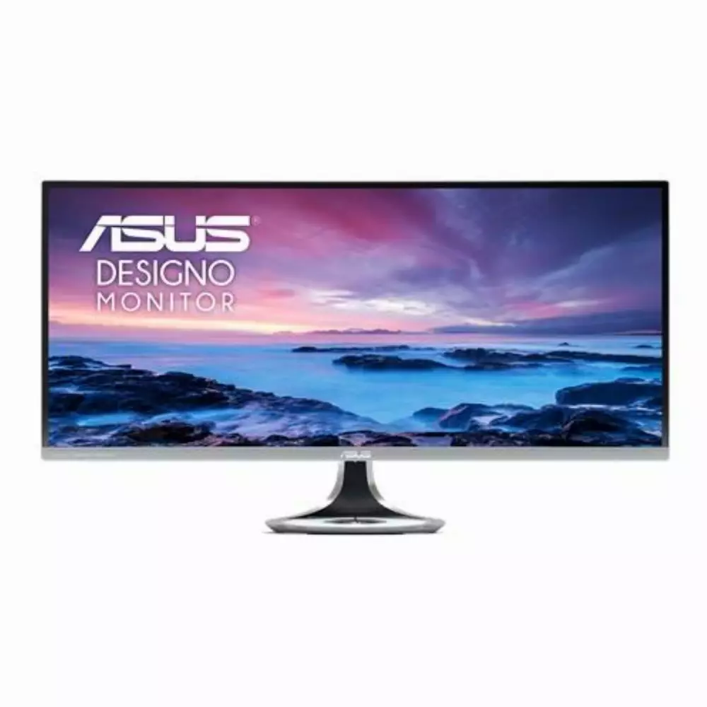 Монитор ASUS Designo Curved MX34VQ 34'' UWQHD (3440x1440), 60Hz, 4ms, Qi Wireless Charger, Audio by Harman Kardon