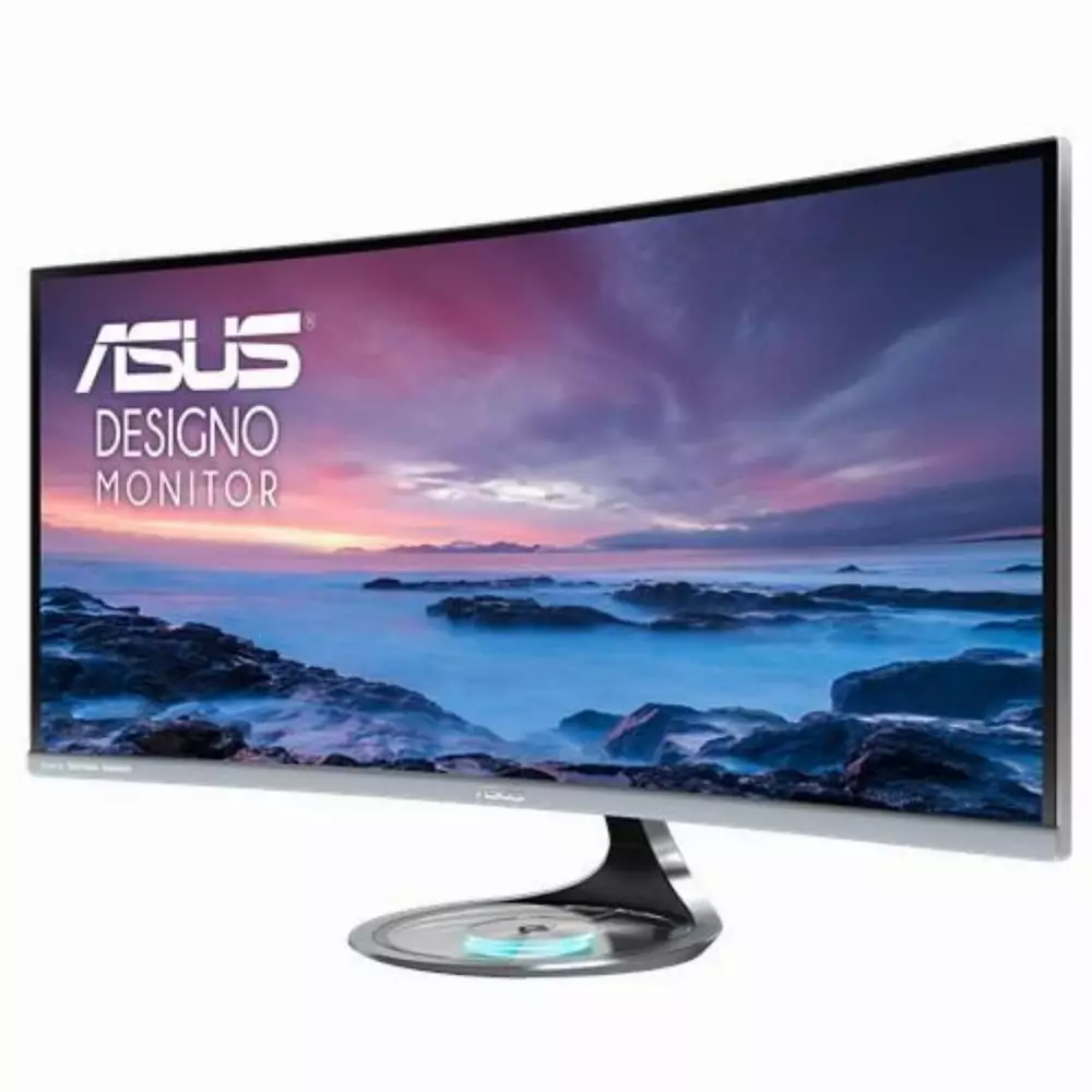 Монитор ASUS Designo Curved MX34VQ 34'' UWQHD (3440x1440), 60Hz, 4ms, Qi Wireless Charger, Audio by Harman Kardon