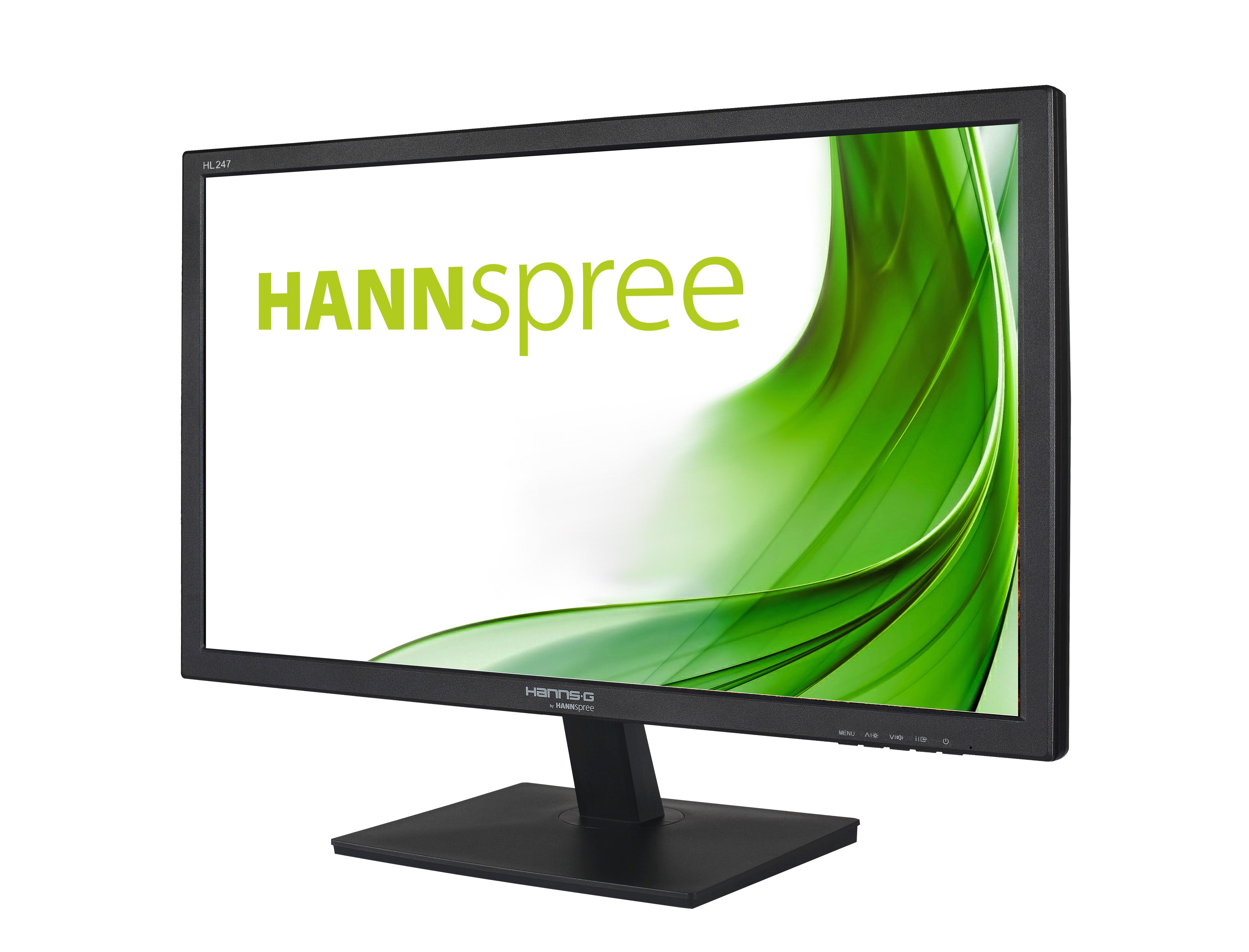 Монитор HANNSPREE 23.6" HL247HPB, TFT, FullHD (1920x1080), TFT, 75Hz, 5ms