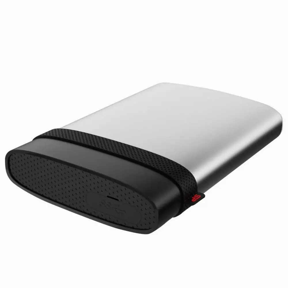 Външен диск SILICON POWER Armor A85, 4TB, 2.5" USB3.1, Водоустойчив, Сребрист