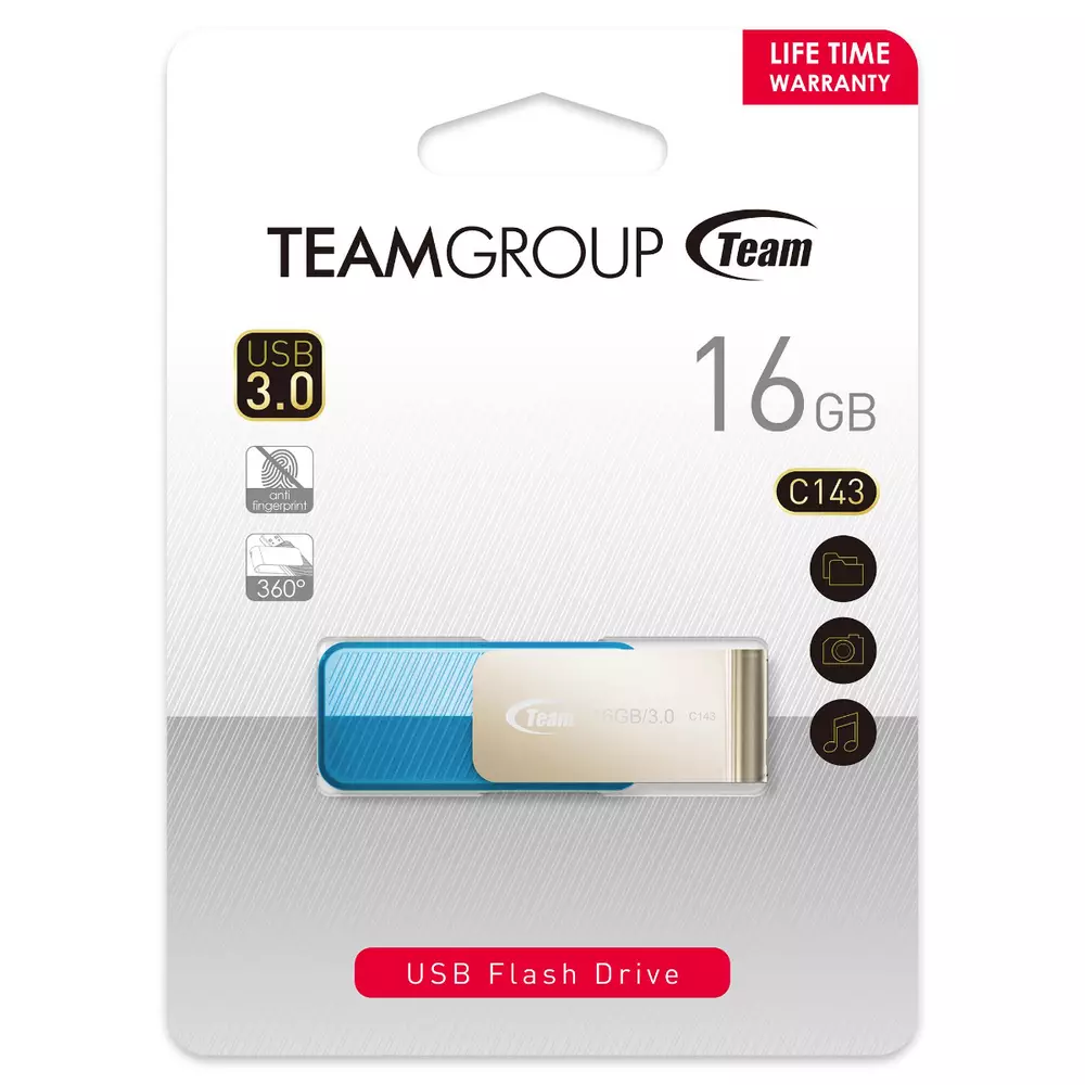 USB памет Team Group C143 16GB USB 3.0, Син