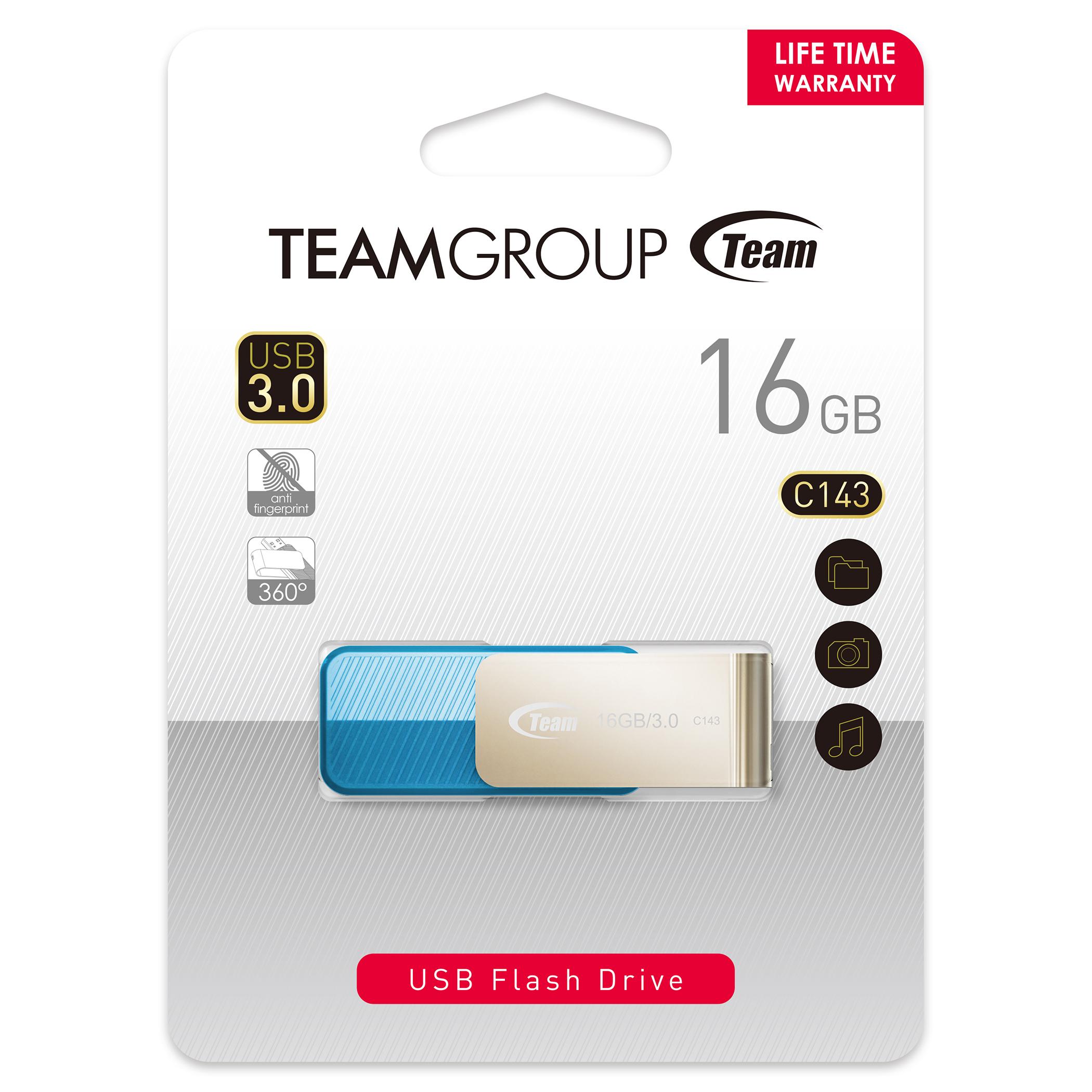 USB памет Team Group C143 16GB USB 3.0, Син