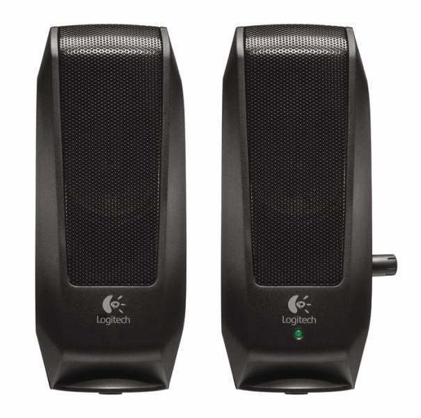 Тонколони Logitech S120, 2.0, 2.3 W, 220V, черен