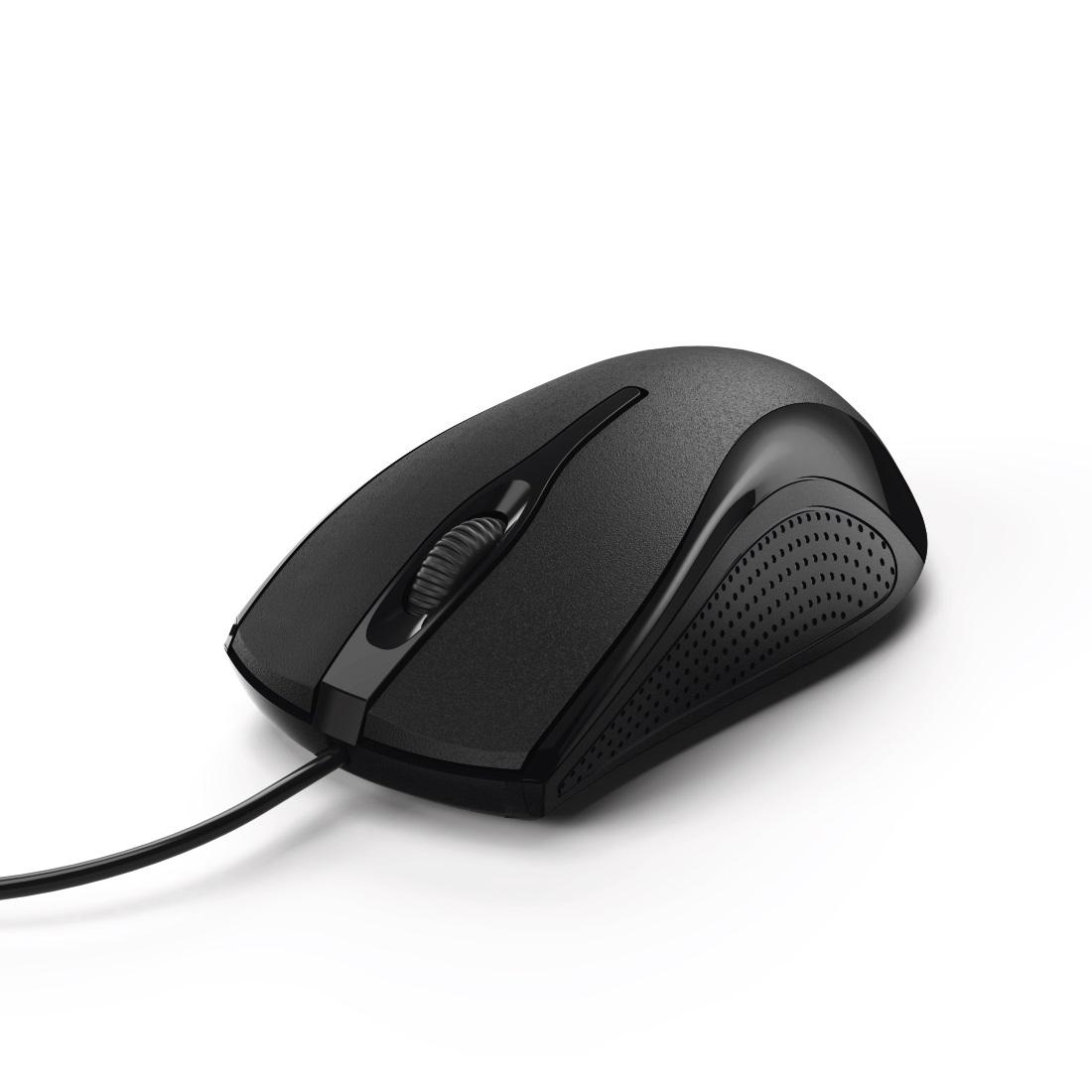 Мишка HAMA MC-200 Optical Wired Black