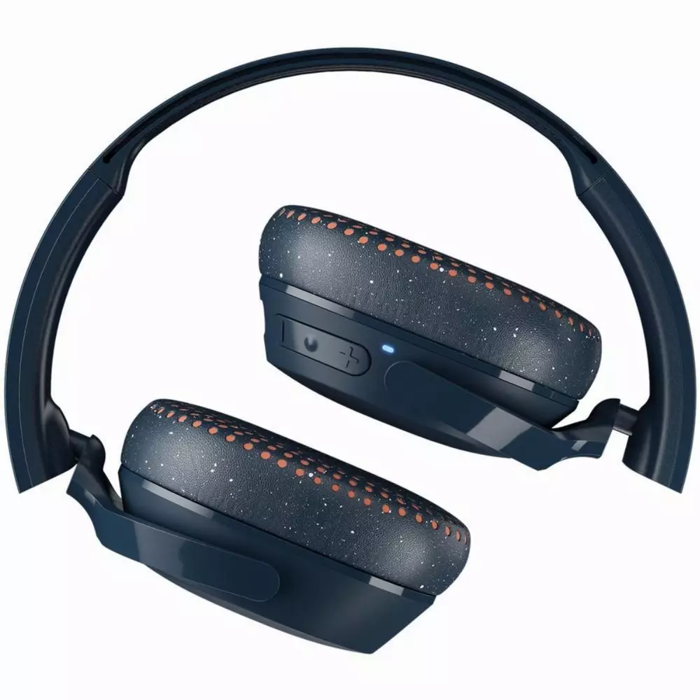 Блутут слушалки Skullcandy Riff Wireless, Тъмно син/Розов