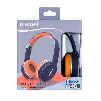 Блутут слушалки с микрофон MAXELL BT800 HP Blue/Orange