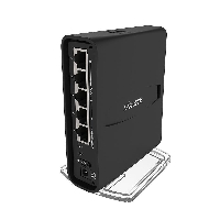 Безжичен Access Point MikroTik hAP ac&sup2; RBD52G-5HacD2HnD, 128MB RAM, 5 x Gbit LAN, 2.4Ghz 802.11b/g/n, 5GHz 802.11an/ac