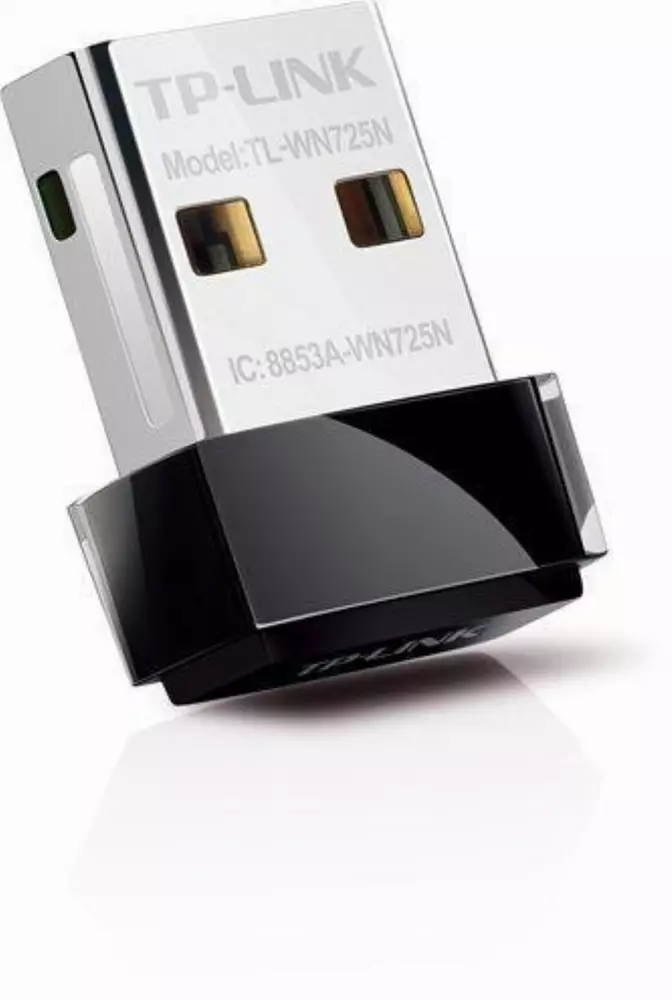 Нано адаптер TP LINK TL-WN725N, USB, Realtek, 2.4Ghz, 802.11n/g/b