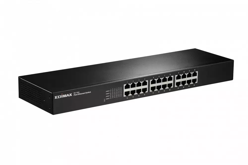 Суич EDIMAX ES-1024, 24 портов, 10/100Mbps, за монтиране в шкаф