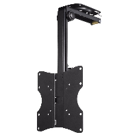 Таванна стойка за TV HAMA 118654, Регулируема, 19"-46", 20 кг, Черна