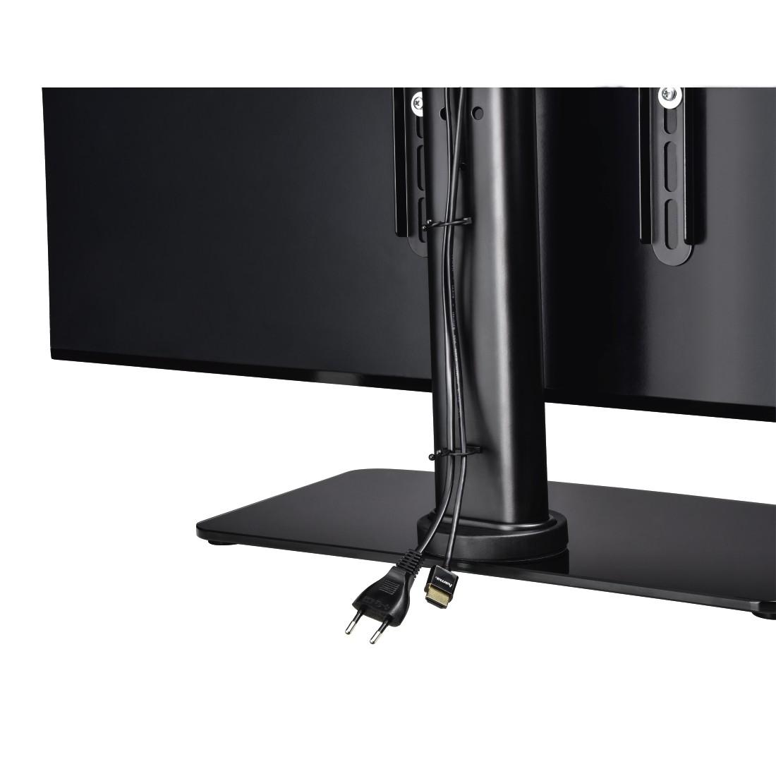 Стойка с поставка за TV HAMA 108789, Регулируема, 55", 30 кг, 400 x 400, Черен