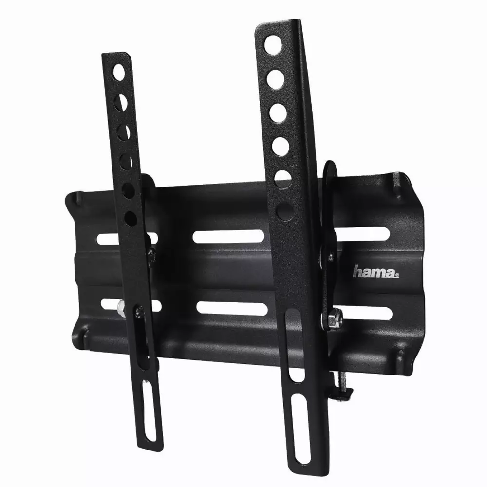 Τοίχου στήριγμα για TV HAMA 118114, Κλίση 0/10°, 19"-48", 25 κιλά, VESA 200, 1 αστέρι, Μαύρος