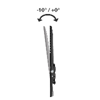 Стенна стойка за TV HAMA 118108, Фиксирана, 32"-75", 40 кг, 1 Звезда, Черен