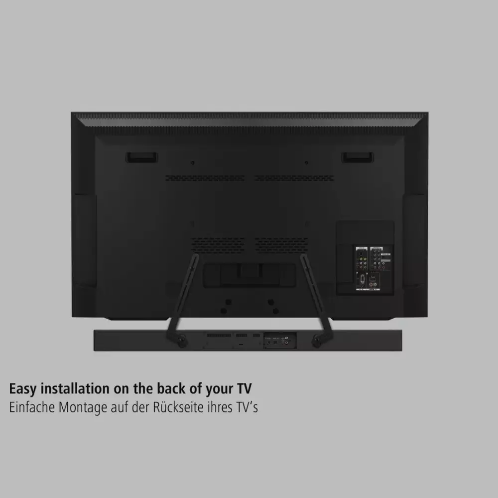 Стойка за Sound Bar HAMA 118026, Фиксирана, 20 кг, Черен