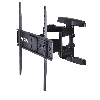 Стенна стойка за TV HAMA 118625, Регулируема, 46"-90", 75 кг, Черен