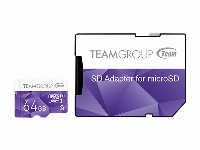 Карта памет Team Group Color microSDXC 64GB, UHS-I Class 10 + SD Адаптер
