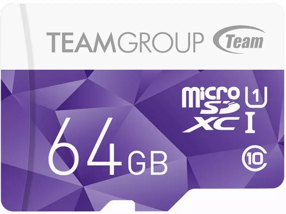 Карта памет Team Group Color microSDXC 64GB, UHS-I Class 10 + SD Адаптер