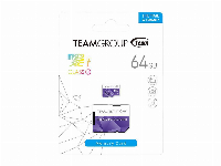Карта памет Team Group Color microSDXC 64GB, UHS-I Class 10 + SD Адаптер