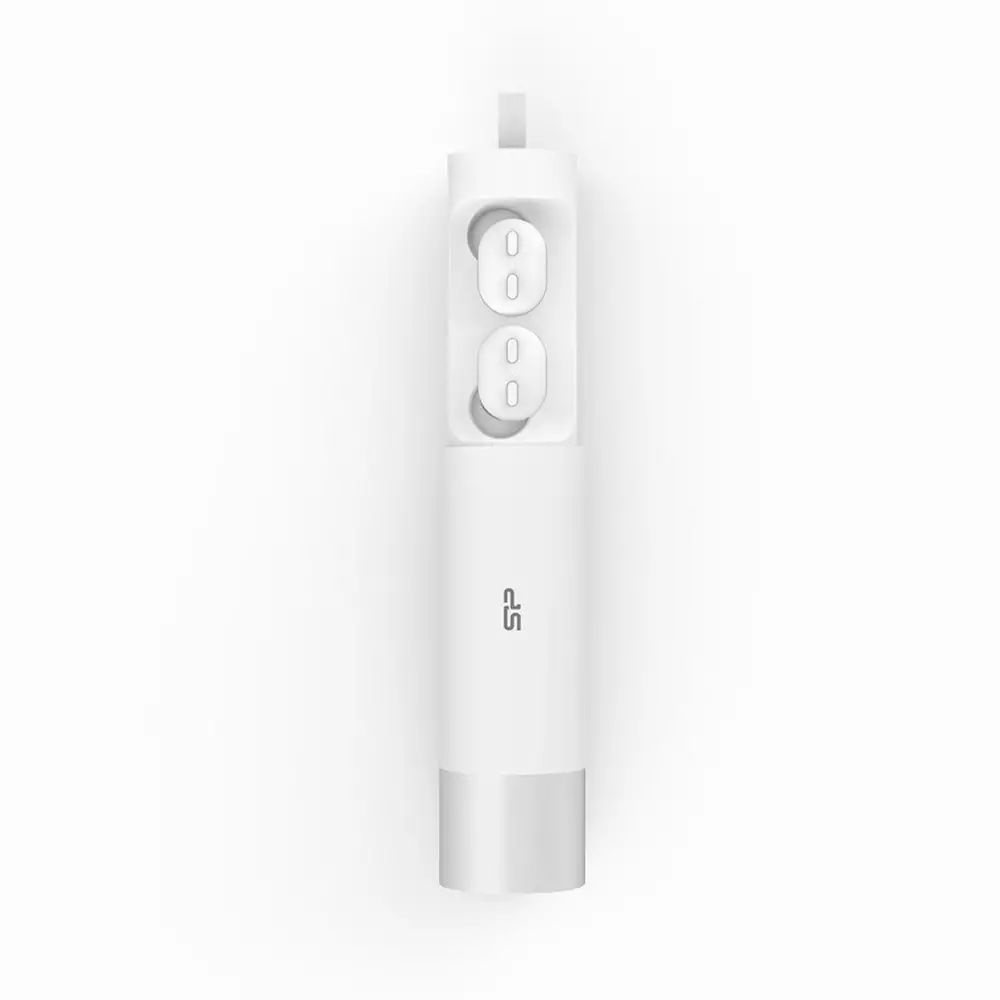 Блутут слушалки-тапи с докинг кутийка Silicon Power Blast Plug BP81, True Wireless, Бял