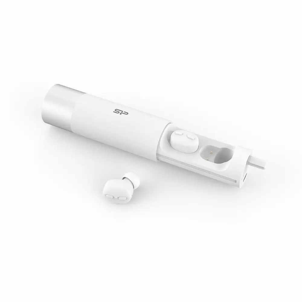 Блутут слушалки-тапи с докинг кутийка Silicon Power Blast Plug BP81, True Wireless, Бял