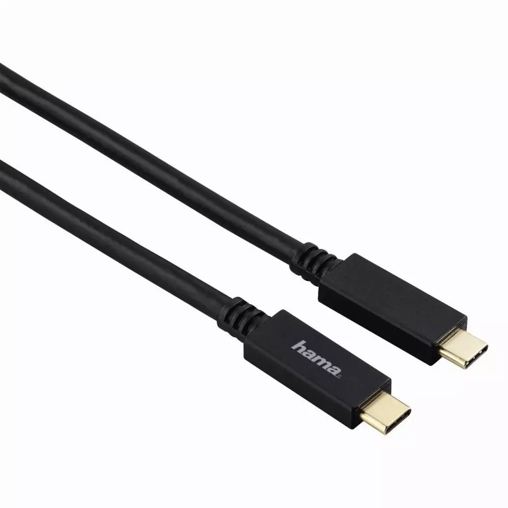 Кабел HAMA USB 3.1 Gen 2, USB-C мъжко - USB-C мъжко, м, 10 Gbit/s, 5A/100W