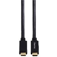 Кабел HAMA USB 3.1 Gen 2, USB-C мъжко - USB-C мъжко,  м, 10 Gbit/s, 5A/100W