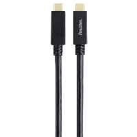 Кабел HAMA USB 3.1 Gen 2, USB-C мъжко - USB-C мъжко,  м, 10 Gbit/s, 5A/100W