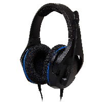 Геймърски слушалки HyperX, Cloud Stinger Core (PS4), Микрофон, Черен/Син