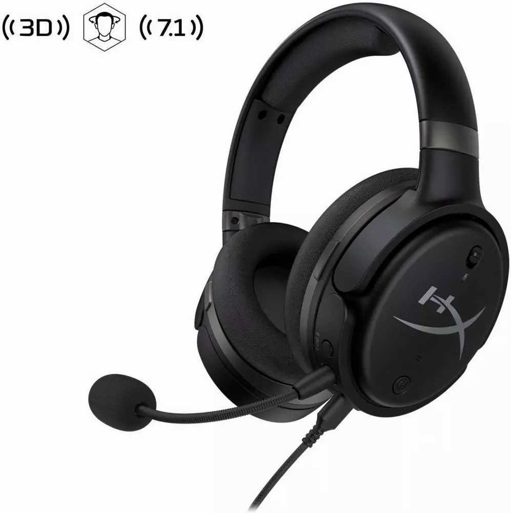 Геймърски безжични слушалки с микрофон HyperX Cloud Orbit S Gunmetal
