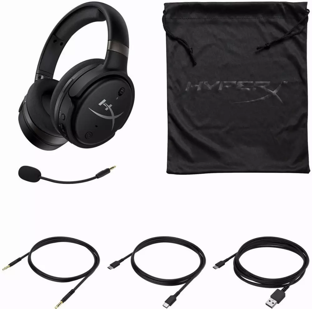 Геймърски безжични слушалки с микрофон HyperX Cloud Orbit S Gunmetal